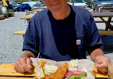 Kidney cancer survivor John Brazeau