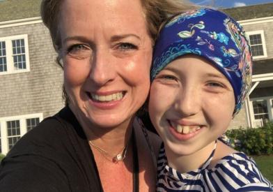 Carly Tobin with mom Kerri Ann